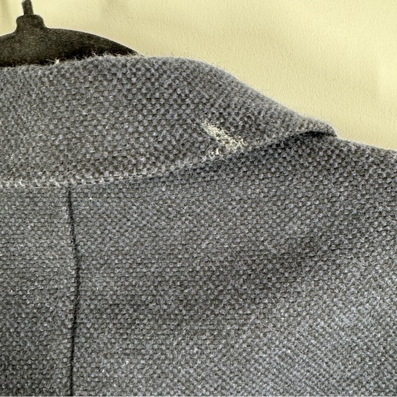 Red Herring Blue Wool Blend Long Coat EU 46 UK 36 Chest Tailored Classic - Picture 14 of 16